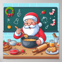 Santa Clausule Genieten van koken