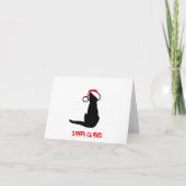 SANTA CLAWS2 FEESTDAGEN KAART (Voorkant)