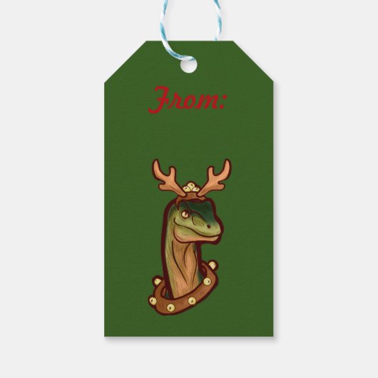 Santa Claws Cadeaulabel (Achterkant)