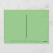 SANTA CLAWS CAT ON ROOFTOP BRINGGIFTS, FUNNY BRIEFKAART (Achterkant)