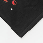 Santa Claws Christmas Funny Crab Lights Holiday Ca Fleece Deken (Hoek)