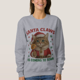 Santa Claws is Coming to Town T-Shirt