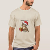 Santa Claws is ComingC hristmas Cat T-Shirt (Voorkant)