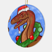 Santa Claws Keramisch Ornament (Links)
