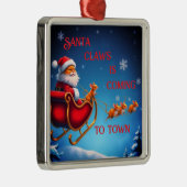 Santa Claws komt naar de stad Metalen Ornament (Rechts)