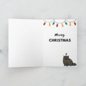 Santa Claws op kerst Kaarten (Binnen)