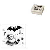 Santa Claws Rubberstempel (Gestempeld)