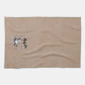 Santa Claws Theedoek (Horizontaal)