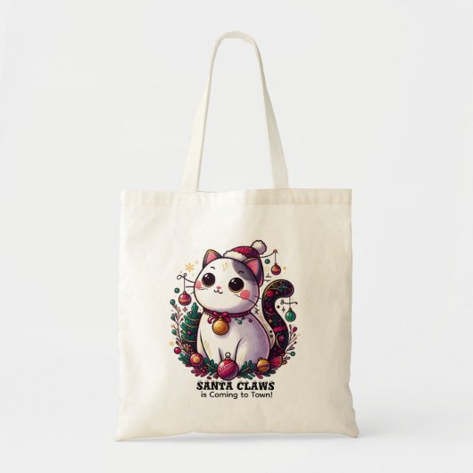 Santa Claws Tote Bag (Voorkant)