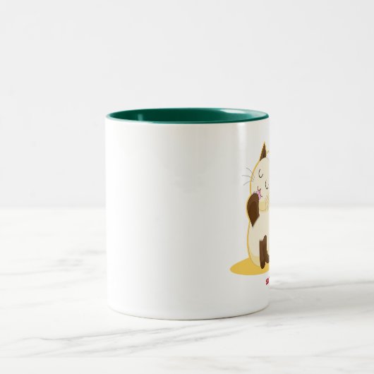 Santa Claws Tweekleurige Koffiemok (Center)