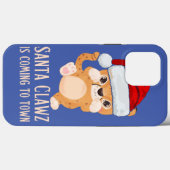 SANTA CLAWZ KOMT NAAR TOWN grappige X-mas Case-Mate iPhone Case (Achterkant (horizontaal))