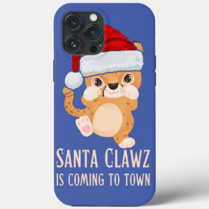 SANTA CLAWZ KOMT NAAR TOWN grappige X-mas Case-Mate iPhone Case