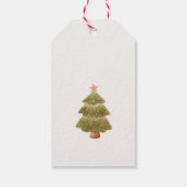 Santa Clothes Winter Boy Baby shower Bedankt Cadeaulabel (Achterkant)