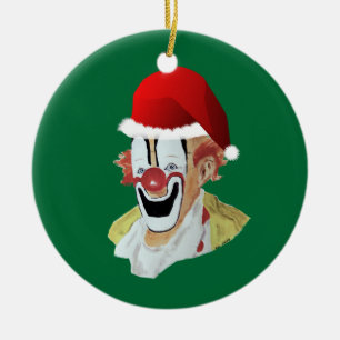 Santa Clown Ornament