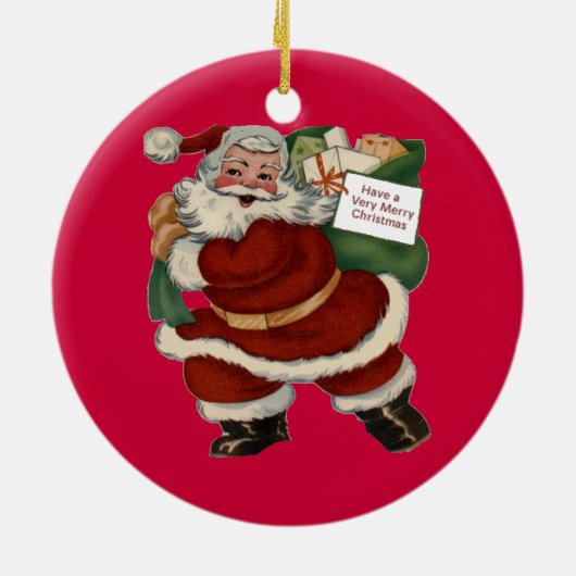 Santa Clown Ornament (Achterkant)