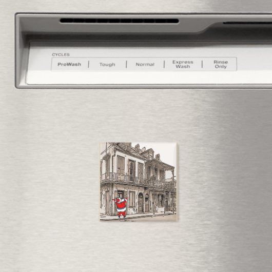 Santa Cluse op Desire St Magneet (Insitu (Vaatwasser))