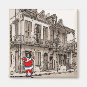 Santa Cluse op Desire St Magneet (Voorkant)