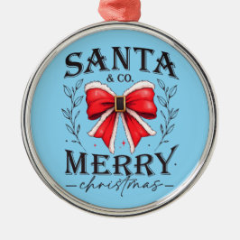 Santa & Co. Metalen Ornament
