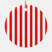 Santa Collectieve Lacrosse Keramisch Ornament (Achterkant)