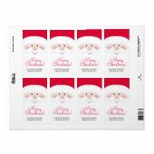 Santa Company Party Etiket (Full Sheet)