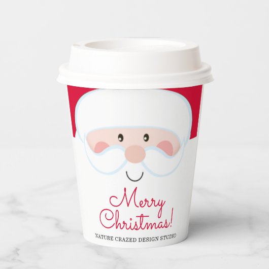 Santa Company Party Papieren Bekers (Achterkant)