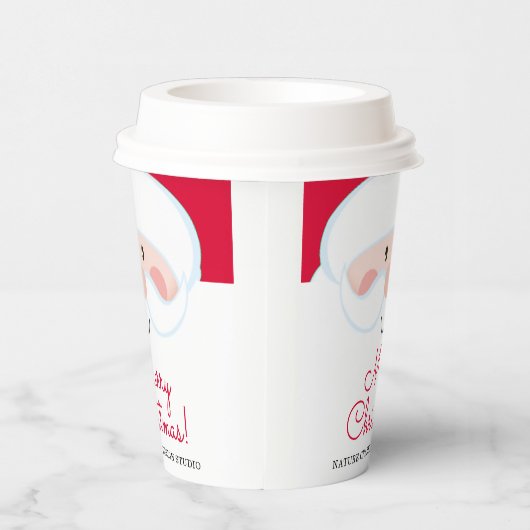 Santa Company Party Papieren Bekers (Rechts)