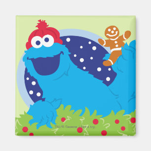 Santa Cookie Monster Magneet