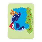 Santa Cookie Monster Magneet (Verticaal)
