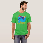 Santa Cookie Monster T-shirt (Voorkant volledig)