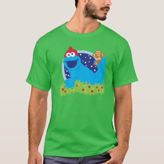 Santa Cookie Monster T-shirt (Voorkant)