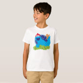 Santa Cookie Monster T-shirt (Voorkant volledig)