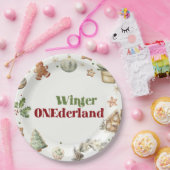 Santa Cookies Cocca Kerstmis Verjaardagsfeest Papieren Bordje (Feest)