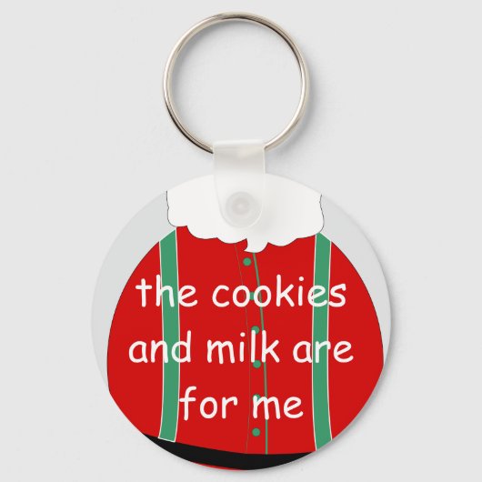 Santa cookies sleutelhanger (Voorkant)