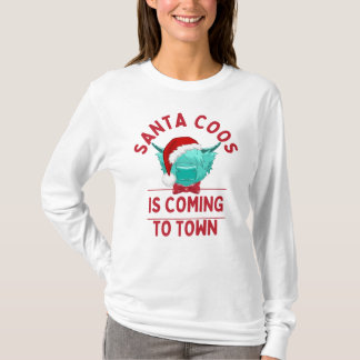 Santa Coos T-shirt met lange mouwen