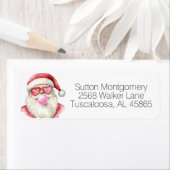  Santa Coquette kerstretour adres Etiket (Insitu)