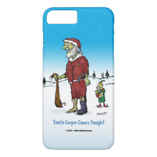 Santa Corpse Funny Zombie-Cartoon iPhone 8/7 Plus Hoesje