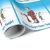Santa Corpse Funny Zombie Cartoon Wrappapier Cadeaupapier (Rol Hoek)