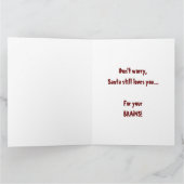 Santa Corpse Funny Zombie Xmas Big Kaart (Binnen)