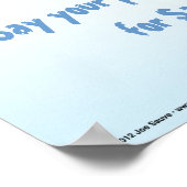 Santa Corpse Zombie Cartoon Poster (Hoek)