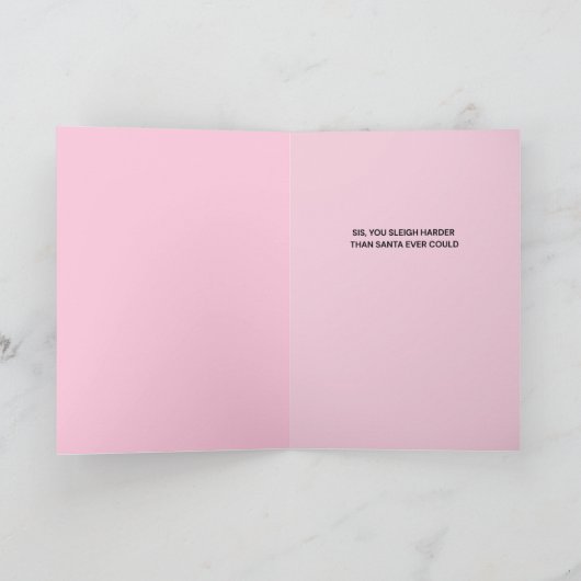 SANTA COULD NEVER CHRISTMAS CARD KAART (Binnen)