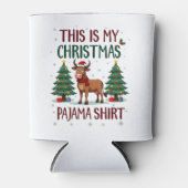 Santa Cow Xmas Tree Lights This Is My Christmas Pa Blikjeskoeler (Voorkant)