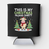 Santa Cow Xmas Tree Lights This Is My Christmas Pa Blikjeskoeler (Voorkant)