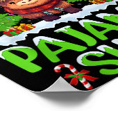 Santa Cow Xmas Tree Lights This Is My Christmas Pa Poster (Hoek)