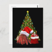 Santa Crab Funny Christmas Hermit Crab Lover Briefkaart (Voorkant / Achterkant)