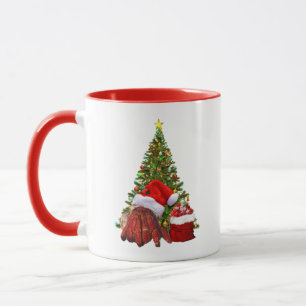 Santa Crab Funny Christmas Hermit Crab Lover Mok