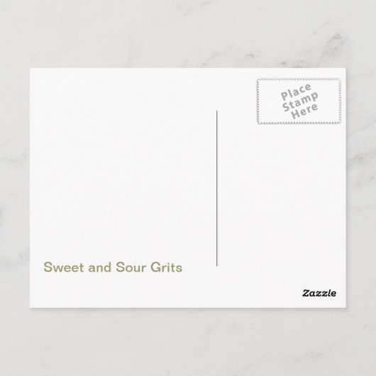 Santa Crawdad (Santa Craws) Briefkaart (Achterkant)