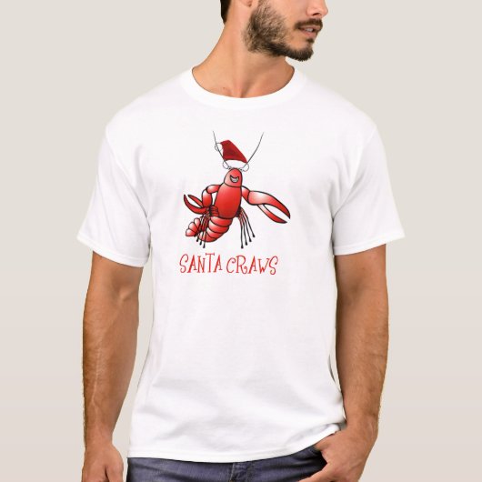 Santa Crawdad (Santa Craws) T-shirt (Voorkant)