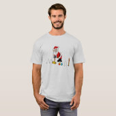 santa croquet met versiering t-shirt (Voorkant volledig)