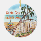 Santa Cruz Achterbaan Ornament (Achterkant)