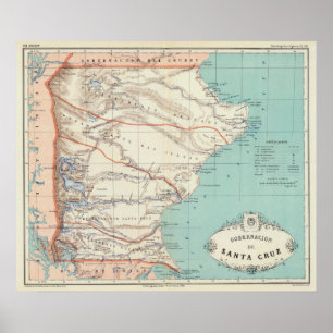 Santa Cruz, Argentinië Poster